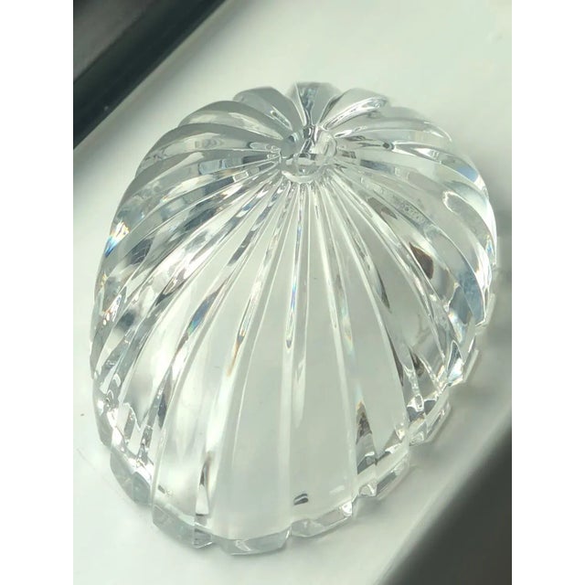 Metal Late 20th Century Shannon Leaded Crystal Cigar Ashtray For Sale - Image 7 of 8