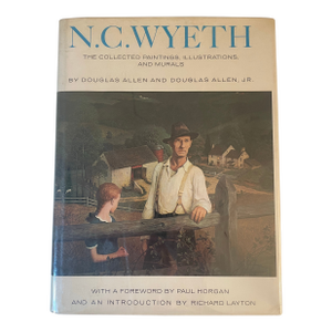 1972 n.c. Wyeth Art Coffee Table Book First Editon