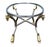 Vintage Italian 20th C Mid-Century Modern Steel & Brass Ram Head Coffee Table For Sale In New York - Image 6 of 18
