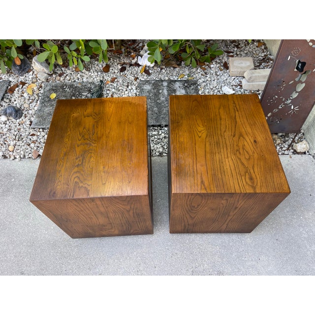 Vintage Henredon Artifacts Campaign Style Nightstands With Brass Hardware, a Pair For Sale - Image 10 of 11