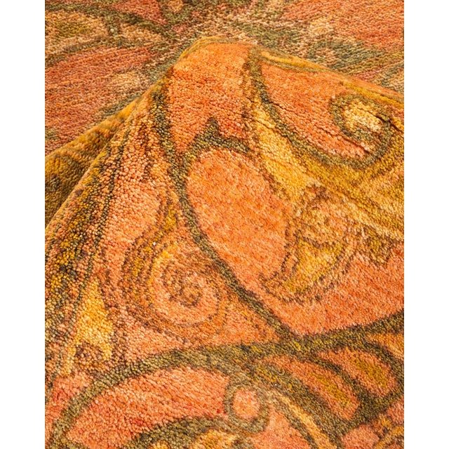 Textile Mogul, One-of-a-Kind Hand-Knotted Area Rug - Pink, 8' 1" x 9' 10" For Sale - Image 7 of 8