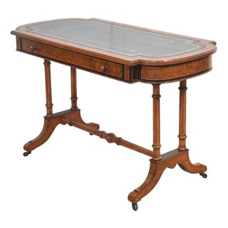19th Century Walnut Writing Table For Sale