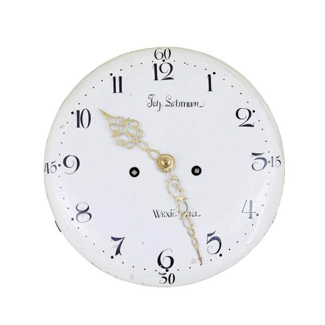 Mid 19th Century Swedish Pine Long Case Mora Clock, 1850s For Sale - Image 4 of 15