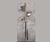 Gorgeous Pole Lamp in Fair Vintage Condition. Solid and Firm. The Lamp is Heavily tarnished and the electrical parts...