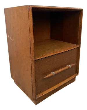 Mid 20th Century T.H. Robsjohn-Gibbings for Widdicomb Mid-Century Walnut Nightstand