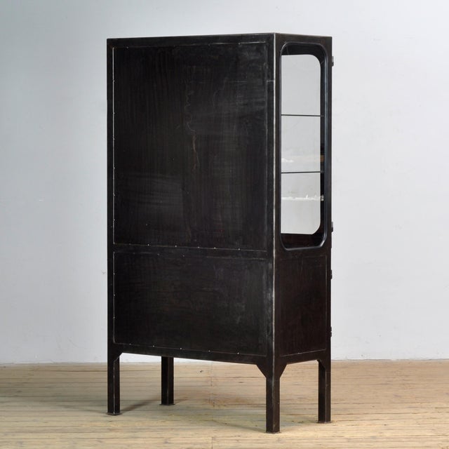 Vintage Polished Medical Cabinet, 1970s For Sale - Image 10 of 11
