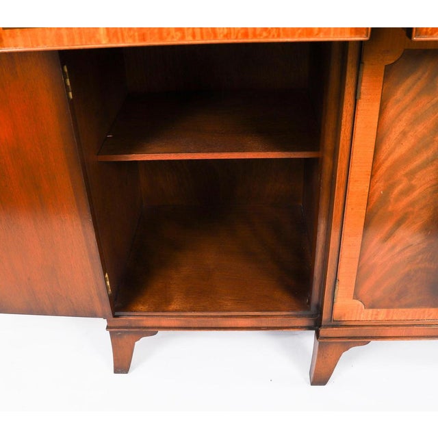 Vintage Flame Mahogany Sideboard from Harrods, Late 20th Century For Sale - Image 15 of 18