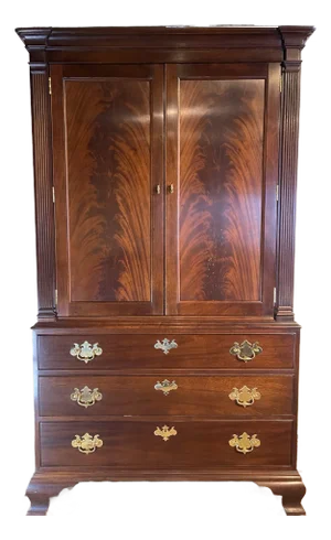 Stickley 18c Williamsburg Collection Three-Drawer Armoire.