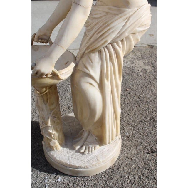 Italian Artist, Woman at Fountain, 1910, Marble For Sale - Image 9 of 18
