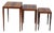 Nesting Tables in Rosewood by Severin Hansen for Haslev Møbelsnedkeri, Denmark, 1960s, Set of 3 For Sale