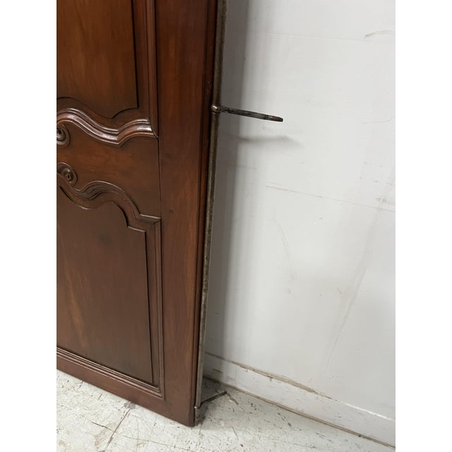 Brown Antique Cabinet Door in Cherry Wood, 1800s For Sale - Image 8 of 18