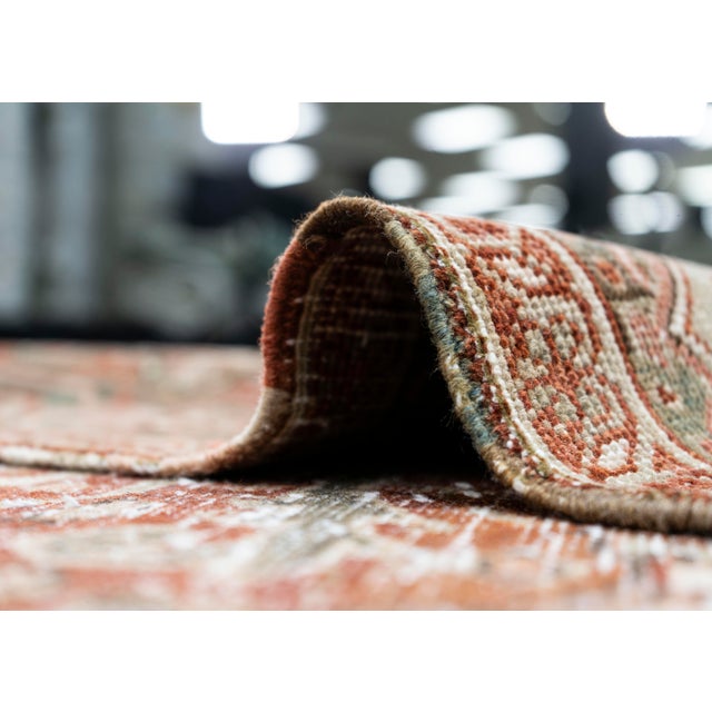 Red Turkish Vintage Rug 8'5" x 12'2" #16871 For Sale - Image 8 of 8