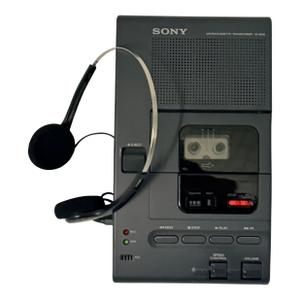 Vintage Sony M-2000 Microcassette Voice Recorder – New in Box – Japan, 1980s