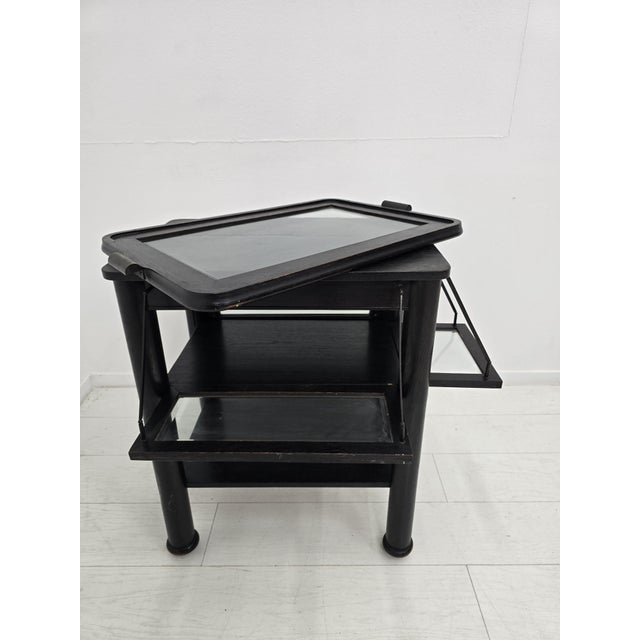 Viennese Secession serving table attributed to Fritz Nagl, based on a documented design from circa 1906 and published in...