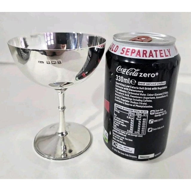 Antique Edwardian Sterling Silver Goblet from Marks & Cohen, Birmingham, 1908 For Sale - Image 18 of 18