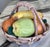 MOS2025brokenMade in Italy Majolica Style Trompe l'Oleil Fruit Basket For Sale - Image 11 of 11