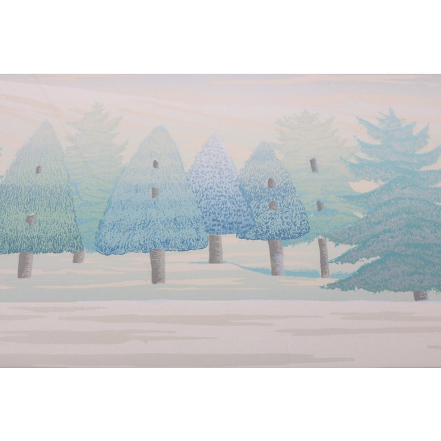 1985 Ann McCall Vertical Landscape Signed and Numbered Limited Edition Serigraph For Sale - Image 13 of 18