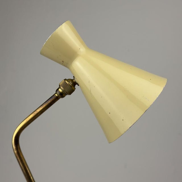 1950s Vintage Metal Table Lamp from Stilnovo, Italy, 1950s For Sale - Image 5 of 18