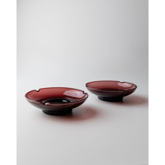 Vintage Murano Glass Ashtrays, Italy, 1970s, Set of 2 For Sale - Image 11 of 11