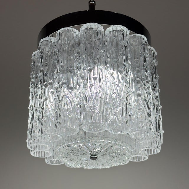 Vintage Murano Glass Tronchi Chandelier by Toni Zuccheri for Venini, Italy, 1960s For Sale - Image 12 of 18