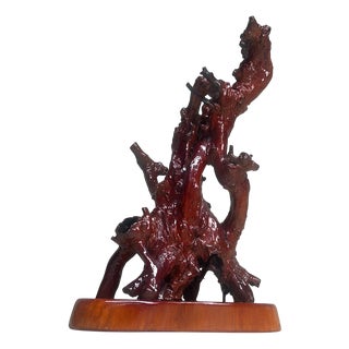 Japanese Rootwood Sculpture Wabi-Sabi Natural Form, 1970s For Sale