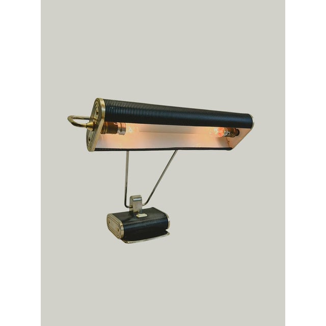 French Art Deco Table Lamp attributed to Eileen Gray for Jumo, France, 1930s For Sale - Image 15 of 18