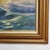 Wood Large Seascape Vintage Painting, Framed For Sale - Image 7 of 12