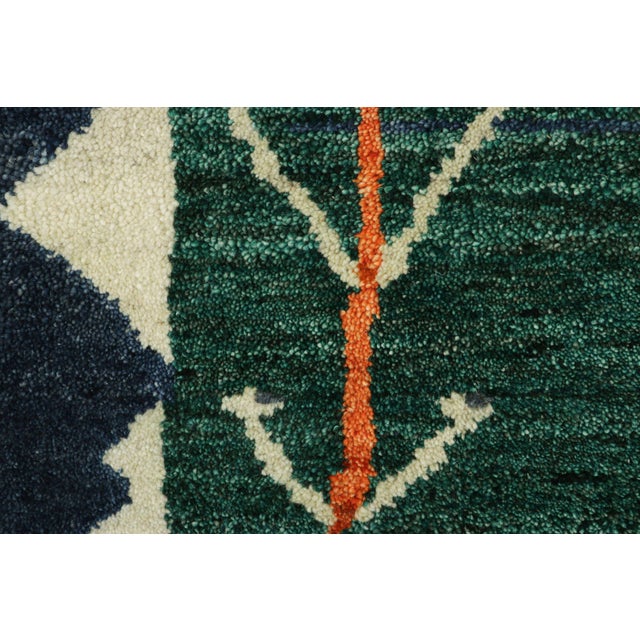 Rug & Kilim Rug & Kilim's Classic Moroccan High Pile Rug With Tribal Geometric Motif Design For Sale - Image 4 of 7