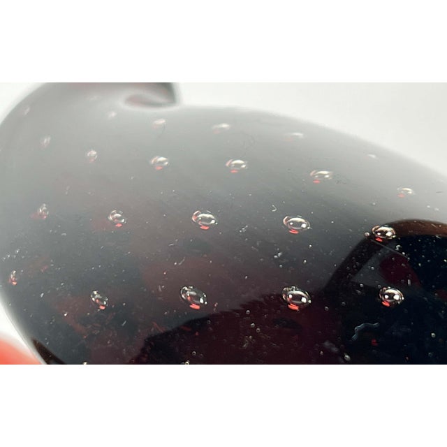 Vintage Italian Bullicante Murano Glass Ashtray, 1970s For Sale - Image 14 of 18