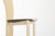 Pietro Costantini 1980s Set of 4 White Lacquer and Leather Attributed to Pietro Costantini Italian Dining Chairs For Sale - Image 4 of 12