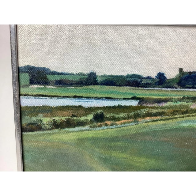 Late 20th Century American Impressionist Landscape Oil Painting by Midge Stires For Sale In New York - Image 6 of 10