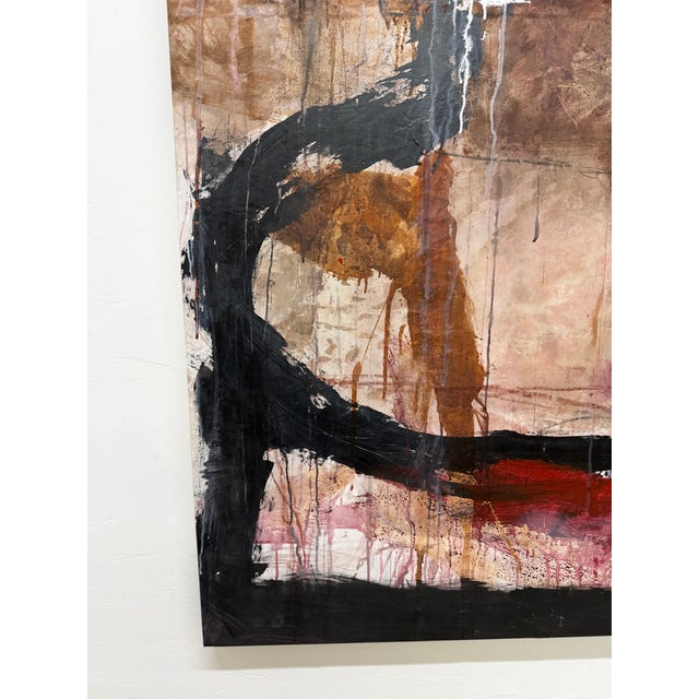 Abstract Modern Acrylic on Canvas Wall Art For Sale - Image 10 of 14