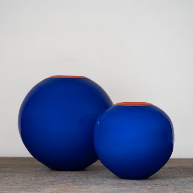Swedish Vases by Martti Rytkonen for Kosta Boda, 1980s, Set of 2 For Sale - Image 3 of 10