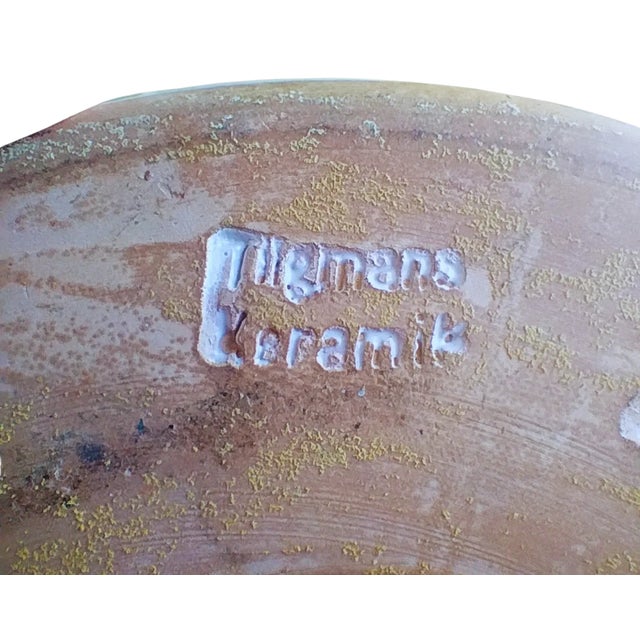 Tilgmans Keramik Swedish Ceramic Table Lamp | Artist Signed a.z. 1964 | Scandinavian Modern For Sale - Image 4 of 7