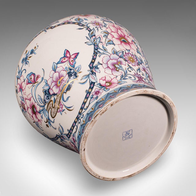 Pair of Large Vintage Display Vases, Italian, Ceramic, Baluster Urn, Circa 1980 For Sale - Image 12 of 12