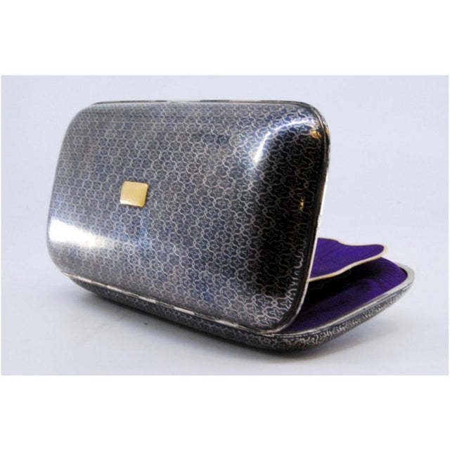 Cigar Case in Gold and Silver For Sale - Image 4 of 11