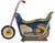 Wood American Midcentury Carousel Motorcycle Carnival Amusement Ride Painted Wood Metal Harley Davidson For Sale - Image 7 of 7