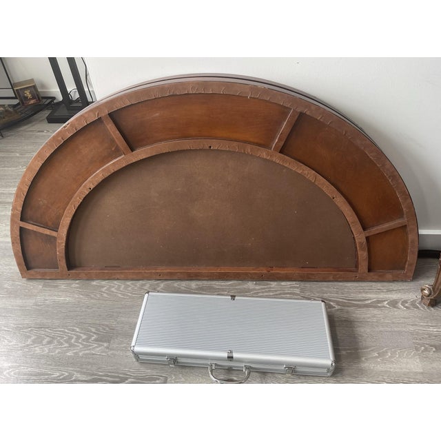 Wood Folding Game Table For Sale - Image 9 of 9