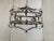 Florentine Art Silver + Argilla Metal Wrought Iron Chandelier Made in Italy For Sale - Image 6 of 12