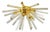 Oro Sputnik Flush Mount by Fabio LTD For Sale