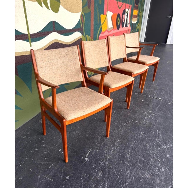 Danish Teak Drawleaf Dining Set For Sale - Image 10 of 16