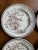 Antique set of (4) earthenware side/salad plates made by New Wharf Pottery Company, Burslem, England. Markings indicate...