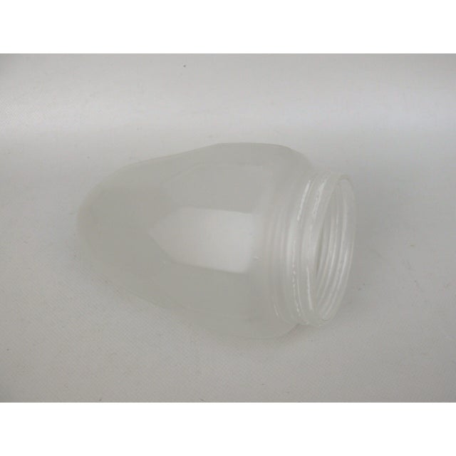 Glass Art Nouveau Style Ceiling Light in Porcelain and Frosted Glass by Brunnquell, 1890s For Sale - Image 7 of 16