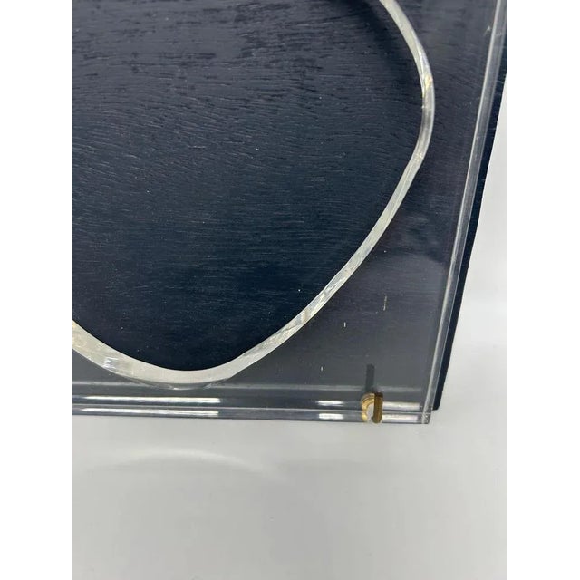 1970s Acrylic Glass Violin Artwork, 1970s For Sale - Image 5 of 10