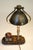 1910s Rare Arts Crafts Bradley Hubbard Brass Tilt Shade Pen Inkwell Cast Iron Student Table Lamp For Sale - Image 12 of 13