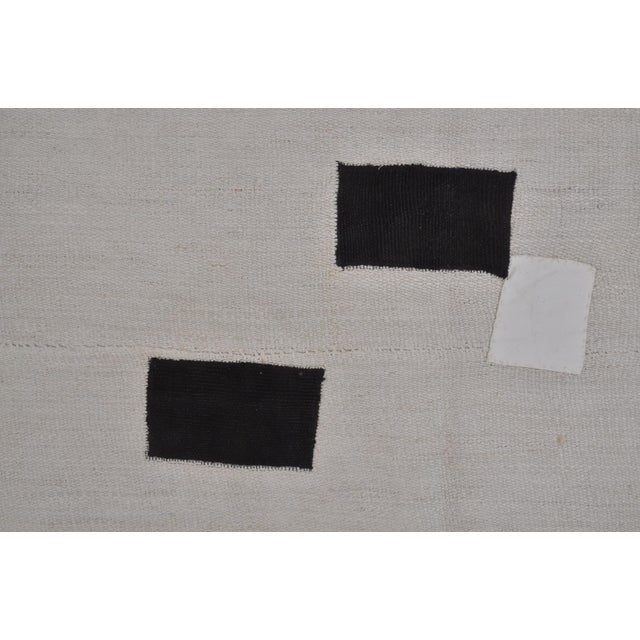 1960s Vintage Antique Hemp Kilim Rug For Sale - Image 5 of 10