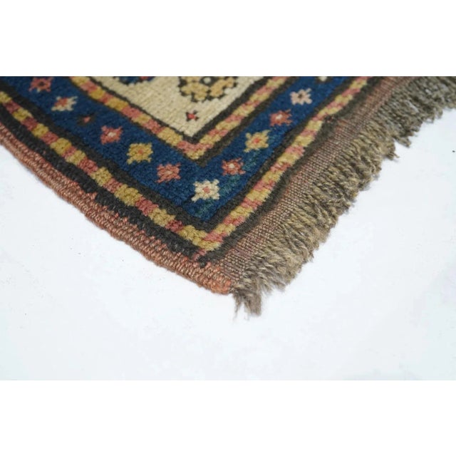 Antique Kazak Rug 3'11'' x 8'7'' For Sale - Image 4 of 10