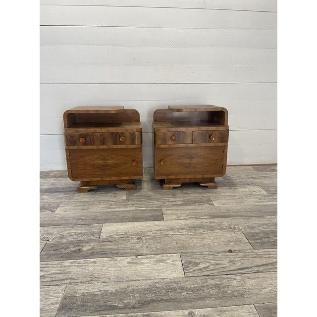 Vintage Art Deco End Tables by Halabala for U.P. Zavody in Brno, 1920, Set of 2 For Sale - Image 8 of 8