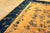 Textile 1920s Antique Large Oversized Big Floral Yellow Chinese Art Deco Knotted Rug For Sale - Image 7 of 7