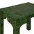 Worlds Away Matthew Izzo Home Hannah Emerald Green Burl Wood Occasional Table For Sale - Image 4 of 6